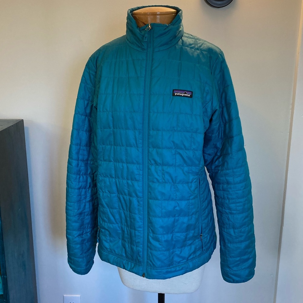 Patagonia Nano Puff women’s medium bright teal